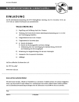 Einladung zur 68. Jahreshauptversammlung