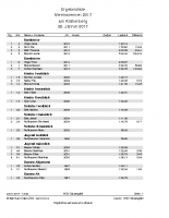 Vereinsrennen WSV 2017 Klassen